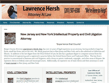 Tablet Screenshot of hershlegal.com